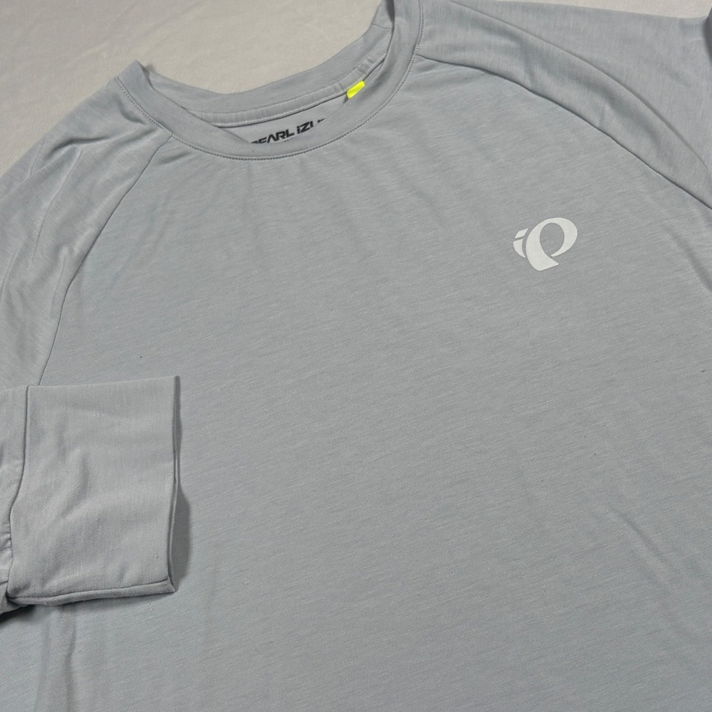 Pearl Izumi Cycling Top Womens M Grey Long Sleeve Performance Shirt Athletic